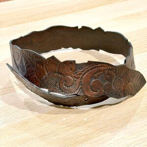 Lemviet Bali Handcrafted Leather Belt Sz 30-32